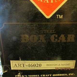 G Scale Aristo Craft 46020 Boston Maine Box Car
