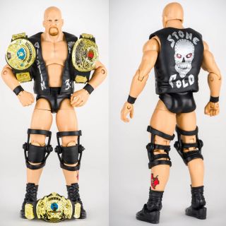 Wwe Defining Moments Stone Cold Steve Austin Smoking Skull Action Figure Kid Toy