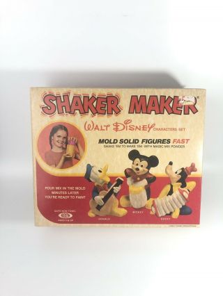 1980 Walt Disney Mickey Mouse Shaker Maker Ideal Toy Vintage