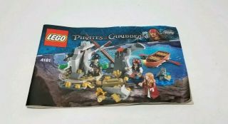 Lego Pirates of the Caribbean Set 4181 Isla De la Muerta,  Complete w Box,  Figs 6
