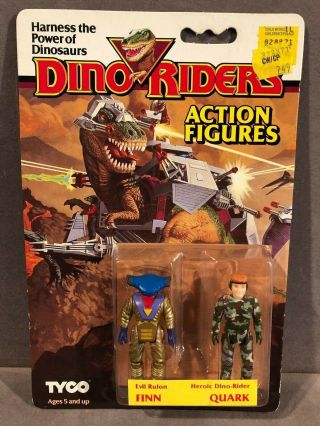 Vintage Tyco Dino Riders 2 - Pack Finn & Quark Moc