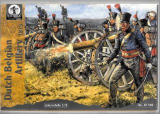 Hat Napoleonic Era,  Dutch Belgian Artillery,  Crew & Cannons In 1/72 Ap 009