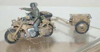 Forces Of Valor 1/32 WW2 German BMW Motorcycle w Sidecar and Figures 4