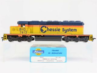 Ho Scale Athearn 4402 B&o Chessie System Sd40 - 2 Diesel Locomotive 7612 Powered