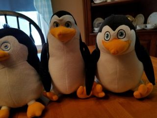 Penguins Of Madagascar Movie 4 Penguins Plush Private,  Skipper,  Rico & Kowalski 2