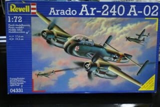 1/72 Revell Arado Ar - 240 A - 02 German Wwii Bomber Detail Model 04331