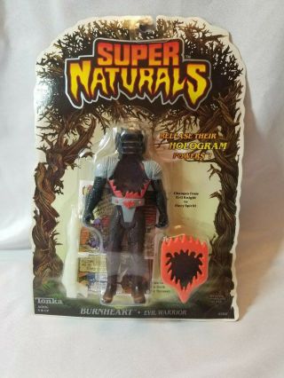 Naturals (tonka 1987) Burnheart " Warrior " Figure Hologram Power