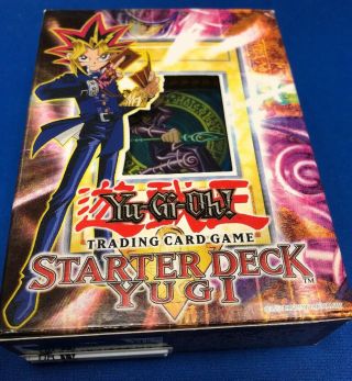 Yugioh Starter Deck Yugi 1996 Konami Unlimited Opened Box Rule Book Missing