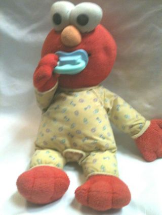 Baby Elmo Singing Pacifier 12” Fisher Price 2005 Sesame