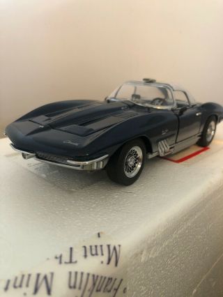 Franklin 1965 Corvette Mako Shark 1/24 Scale With Box