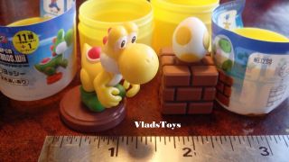 Furuta Choco Egg Mario Bros.  Wii Yoshi (yellow) & Yoshi Egg Usa Dealer