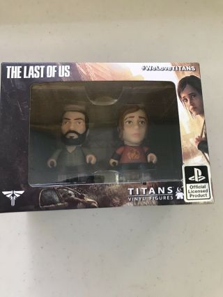 Arcade Block Titans Vinyl Figures The Last Of Us 3 " Joel And Ellie Figure Set