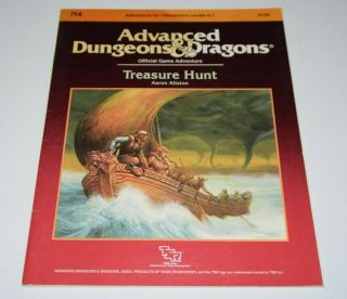 Advanced Dungeons & Dragons Treasure Hunt N4 Ad&d - Tsr - 9185