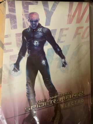 Hot Toys Mms 246 Spiderman Spider - Man 2 Electro 12 Inch Action Figure