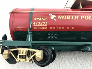 Aristo - Craft Trains G - Scale North Pole & Snow Flake RR Tank Car - 413251 4