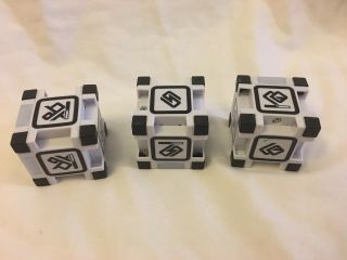 Set Of 3 Cozmo Cosmo Robot Replacement Cubes/blocks