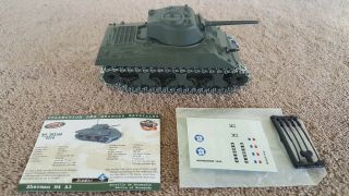 Solido Made In France Sherman M4 A3 Military Steel / Die Cast Tank 1:50