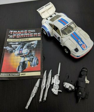 Vintage Transformers G1 Jazz 100 Complete (not A Reissue)