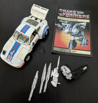 Vintage Transformers G1 Jazz 100 Complete (Not a Reissue) 3
