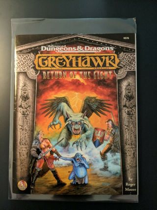 Greyhawk Return Of The Eight Ad&d Advanced Dungeons & Dragons,  Moore,  Tsr 9576