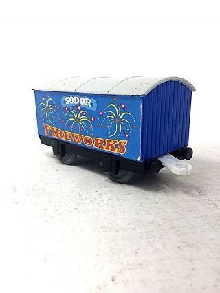 Thomas & Friends SODOR FIREWORKS Blue Boxcar for Trackmaster Train T9055 3120WC 2