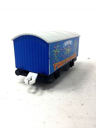 Thomas & Friends SODOR FIREWORKS Blue Boxcar for Trackmaster Train T9055 3120WC 3