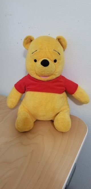 Winnie The Pooh Plush 12  Stuffed Animal Disney Toy Pooh Bear