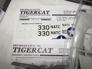 AMT Grumman F7F - 2/2N Tigercat 1:48 Model Kit 8844 Bags 4