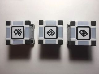 Set Of 3 Cozmo Cosmo Robot Replacement Cubes /blocks 1 2 & 3