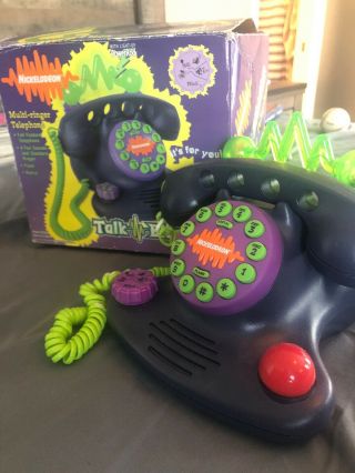 1997 Vintage Nickelodeon Talk Blaster (multi - Ringer Telephone (still)