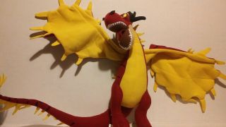 Dreamworks How To Train Your Dragon 2 Plush Toy Red Hookfang Nightmare