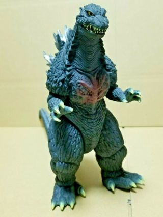Godzilla Vinyl Figure Sofubi Kaiju 8.  5 " Bandai 2002 417