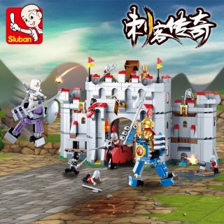 Sluban Middle Ages Legends B0620 Castle Ninja Horse Knight Building Blocks Toy