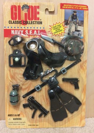 Vintage Gi Joe Classic Navy S.  E.  A.  L Mission Gear - Nip -