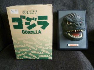 Funky Godzilla Chime W/box Alps Toy Japanese Import & 1983