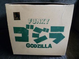 Funky Godzilla Chime W/Box Alps Toy Japanese Import & 1983 7