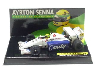 Minichamps 1:43 Toleman Tg184 Hart Turbo A.  Senna Asc No.  13