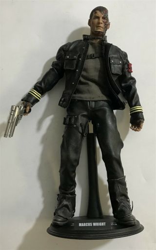 Hot Toys Terminator Salvation Marcus Wright Mms100 1/6 Action Figure