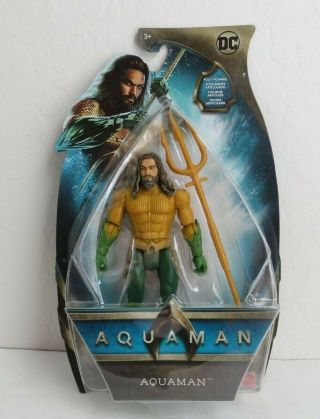 2018 Aquaman Movie Dc Comics 6 " Aquaman Action Figure Royal Armor Trident