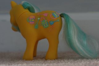 My Little Pony Generation 1 Year 7 Color Changing Sunshine Pony Sand Digger 3