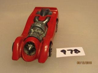 (978) Hot Wheels Redline 1973 Enamel Jet Threat Red 3