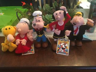 Popeye Character Stuffed Toy Set Of 5