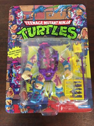 Tmnt Mutagen Man Teenage Mutant Ninja Turtles 1990 Unpunched Card Pizza Point