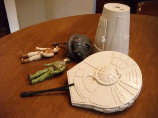 Vintage 1979 Kenner Star Wars ESB HOTH Turret & Droid and 2 HOTH figures 3