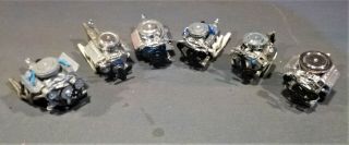 6 Built Nascar 358 C.  I.  Chevy Model Racing Engines. ,  Complete.  1:24 Scale.