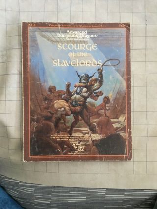 Scourge Of The Slavelords A1 - 4 Advanced Dungeons And Dragons