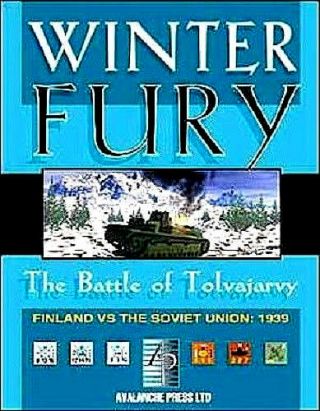 Winter Fury The Battle Of Tolvajarvi Avalanche Press Boxed Wargame Unpunched