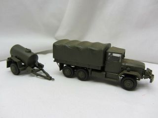 Roco Minitanks 483 Us Army M34 2.  5 Ton Cargo Truck And M149a2 Water Trailer