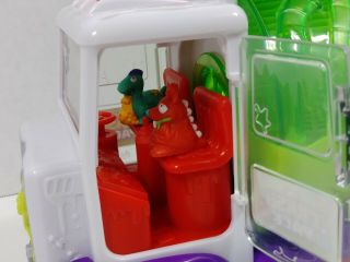 The Trash Pack Sewer truck Moose Toys purple white green has all doors 2