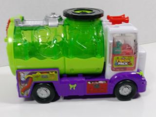 The Trash Pack Sewer truck Moose Toys purple white green has all doors 4